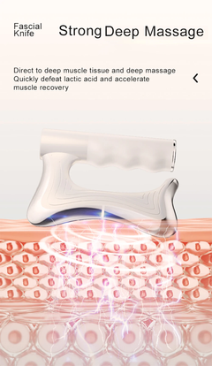 Electric Deep Tissue Massage Blade – Heated Vibration & NMES Fascia Relaxation Tool