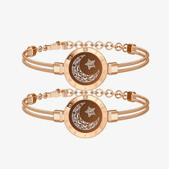 Totwoo Smart Couple Bracelet – Long Distance Touch Flash & Vibration Bracelet Set