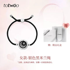 Totwoo Smart Couple Bracelet – Long Distance Touch Flash & Vibration Bracelet Set