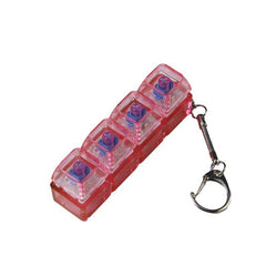 Transparent PC Mechanical Switch Tester – LED Light Stress Relief Desk Toy
