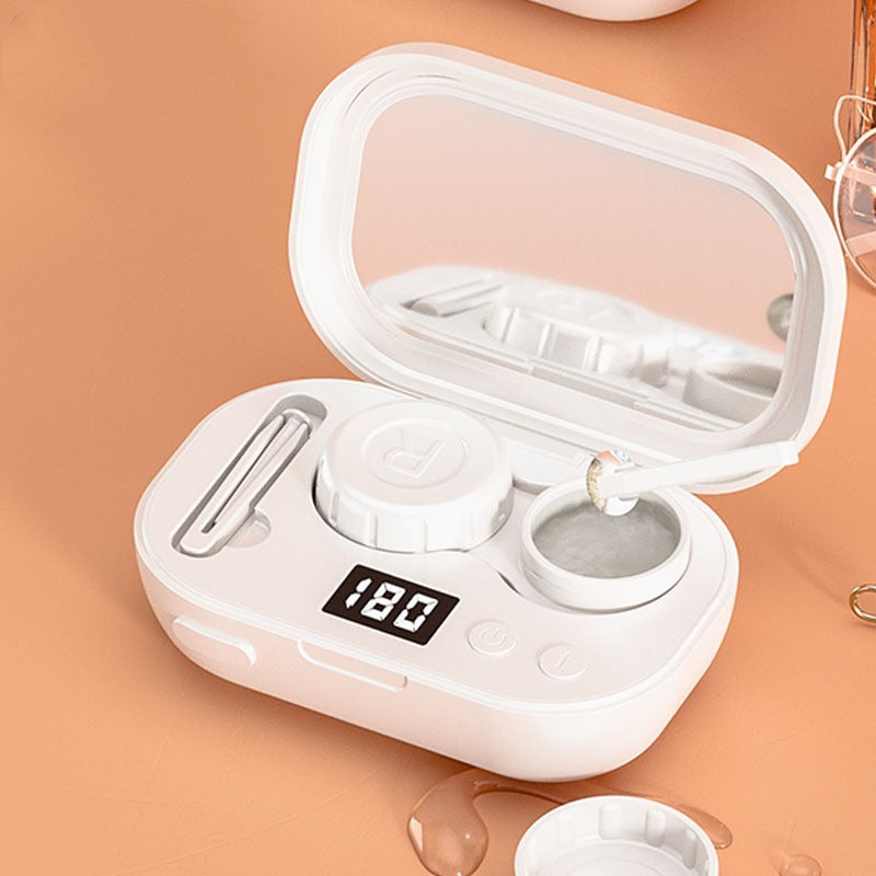 Ultrasonic Contact Lens Cleaner – Portable Electric Lens Cleaning Device