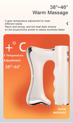 Electric Deep Tissue Massage Blade – Heated Vibration & NMES Fascia Relaxation Tool
