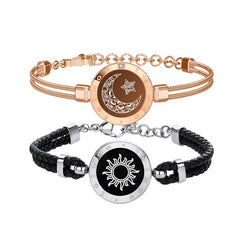 Totwoo Smart Couple Bracelet – Long Distance Touch Flash & Vibration Bracelet Set