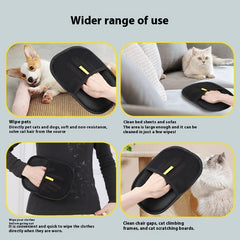 Pet Grooming Glove – Dual-Sided Silicone Hair Remover Mitt for Dogs & Cats
