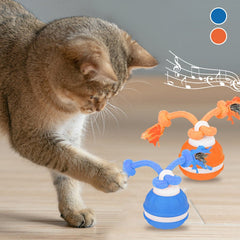 Interactive USB Rechargeable Rolling Ball Pet Toy – Automatic Moving Ball for Dogs & Cats