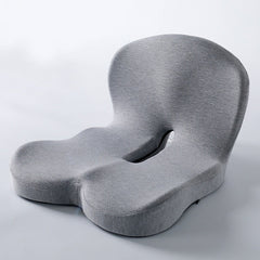 Memory Foam Backrest Cushion – Lumbar Support for Office Chair & Car Seat