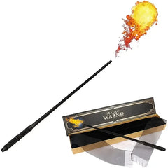 Fire-Breathing Magic Wand Toy – Electronic Fireball Prop for Role-Play & Decor