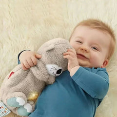 Breathing Bear Soothing Plush – Baby Sleep Aid with Calming Lights & Breathing Motion
