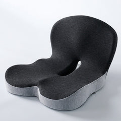 Memory Foam Backrest Cushion – Lumbar Support for Office Chair & Car Seat