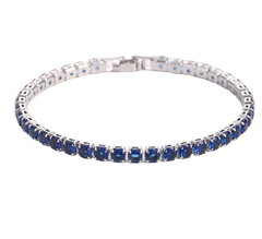 Hip Hop Micro Zircon Tennis Bracelet – Copper CZ Diamond Bracelet 17cm 19cm