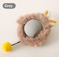 PurrPlay Self-Rolling Cat Toy Ball – Automatic Interactive USB Rechargeable Ball for Cats
