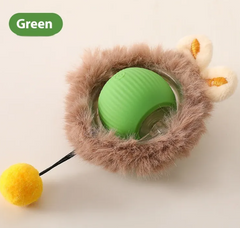 PurrPlay Self-Rolling Cat Toy Ball – Automatic Interactive USB Rechargeable Ball for Cats