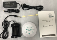 Portable Ion Foot Bath Massager – Bubble Foot Soak for Home & Travel Foot Care