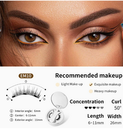 Magnetic Eyelashes Set – Reusable False Lashes with Magnetic Liner for Natural Look