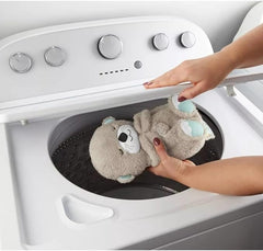 Baby Soothing Plush Otter Toy – Music, Lights & Rhythmic Breathing Motion for Newborns