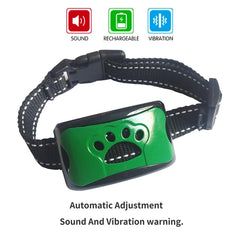 Ultrasonic Anti-Bark Dog Training Collar – USB Rechargeable Humane Bark Control Device