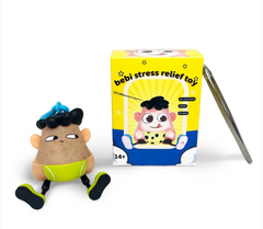 Funny Stress Relief Squeeze Vent Toy – PVC Fidget Toy in Multiple Characters