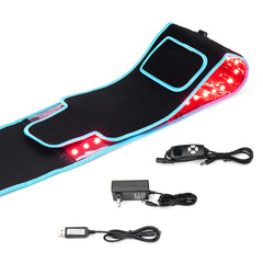 Red Light Infrared Therapy Waist Belt – 660nm & 850nm Heating Belt for Pain Relief