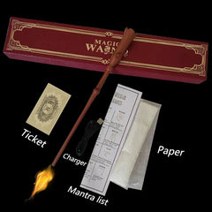 Fire-Breathing Magic Wand Toy – Electronic Fireball Prop for Role-Play & Decor