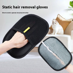 Pet Grooming Glove – Dual-Sided Silicone Hair Remover Mitt for Dogs & Cats