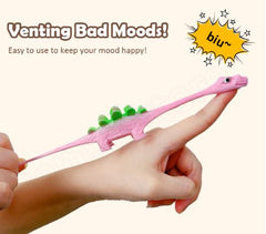 Dinosaur Slingshot Finger Launch Toy – Fun Kids Flinging Toy Set