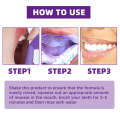 V34 Tooth Cleaning Mousse – Whitening & Gum Care Foam for a Brighter Smile