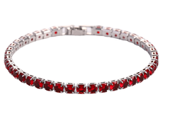 Hip Hop Micro Zircon Tennis Bracelet – Copper CZ Diamond Bracelet 17cm 19cm