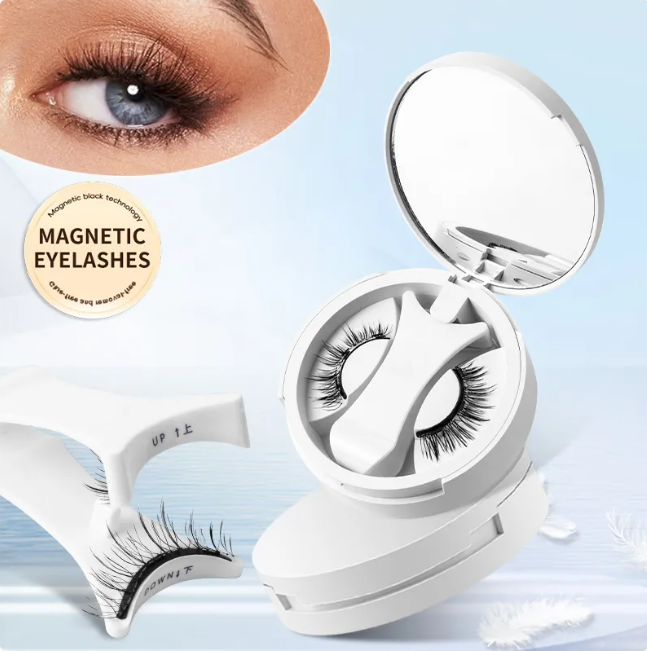 Magnetic Eyelashes Set – Reusable False Lashes with Magnetic Liner for Natural Look