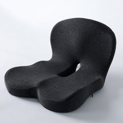 Memory Foam Backrest Cushion – Lumbar Support for Office Chair & Car Seat