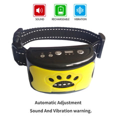 Ultrasonic Anti-Bark Dog Training Collar – USB Rechargeable Humane Bark Control Device
