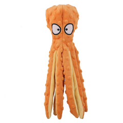 Bite-Resistant Plush Octopus Dog Toy – Interactive Squeaky Pet Toy 32cm