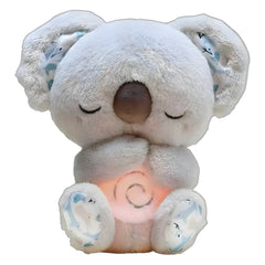 Baby Soothing Plush Otter Toy – Music, Lights & Rhythmic Breathing Motion for Newborns