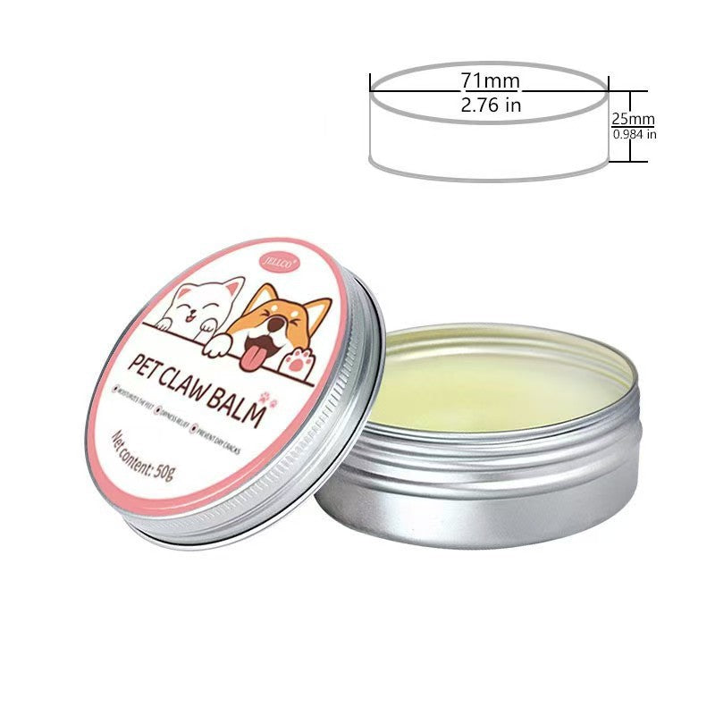 Dog Paw & Claw Care Cream 50g – Moisturizing Balm for Dry Cracked Dog Paws