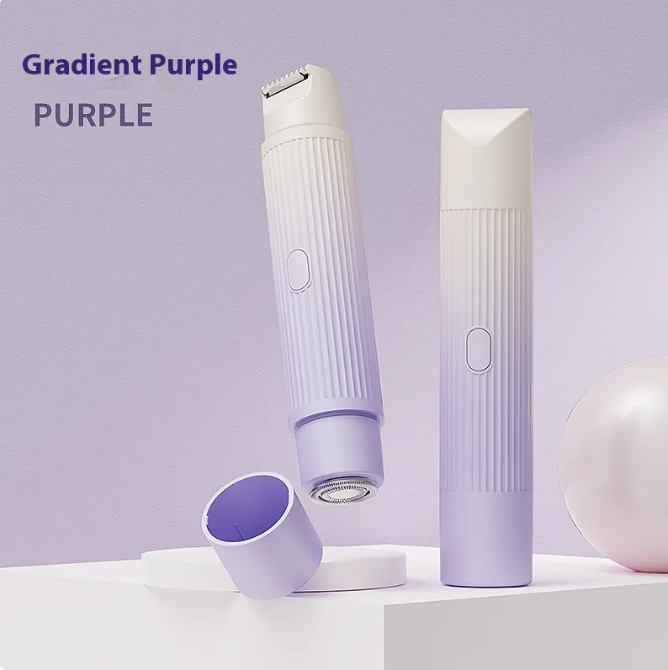 Dual-Head Electric Women's Epilator – Painless Hair Removal for Bikini Underarm Face & Legs