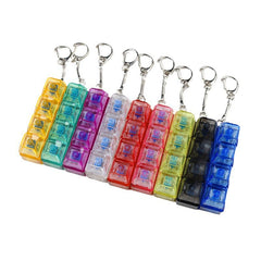 Transparent PC Mechanical Switch Tester – LED Light Stress Relief Desk Toy