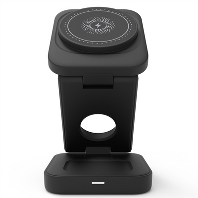 3-in-1 Foldable Wireless Charger – Fast Charging Pad for Phone Watch & Earbuds