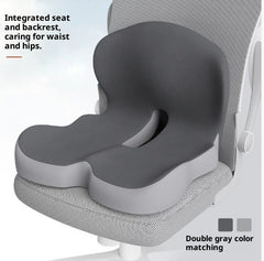 Memory Foam Backrest Cushion – Lumbar Support for Office Chair & Car Seat