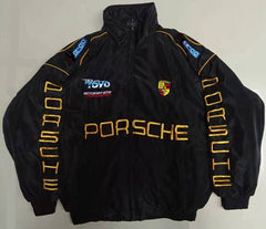 F1 Racing Jacket – Vintage Embroidered Motorsport Outerwear for Men Sizes M-XXL