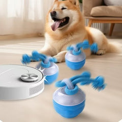 Interactive USB Rechargeable Rolling Ball Pet Toy – Automatic Moving Ball for Dogs & Cats