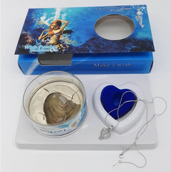 Pearl Wish Necklace Gift Box – Freshwater Pearl Pendant in 17 Colors