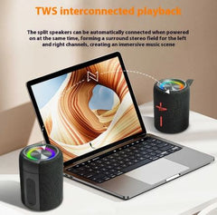 Magnetic Split Bluetooth Subwoofer Speaker – High-Fidelity Portable Wireless Audio