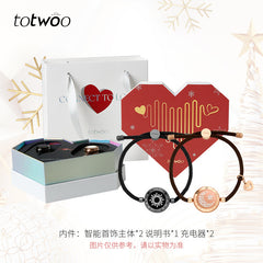 Totwoo Smart Couple Bracelet – Long Distance Touch Flash & Vibration Bracelet Set