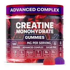 Creatine Muscle Boost Gummies – Energy & Recovery Supplement for Athletes