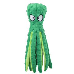 Bite-Resistant Plush Octopus Dog Toy – Interactive Squeaky Pet Toy 32cm