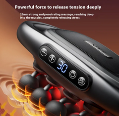 Deep Tissue Massage Gun – 8/16 Heads 30-Speed 48kg Force Muscle Relief Gun