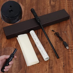 Fire-Breathing Magic Wand Toy – Electronic Fireball Prop for Role-Play & Decor