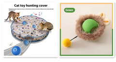 PurrPlay Self-Rolling Cat Toy Ball – Automatic Interactive USB Rechargeable Ball for Cats