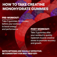 Creatine Muscle Boost Gummies – Energy & Recovery Supplement for Athletes