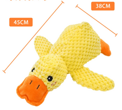 Calming Squeaky Duck Plush Pet Toy – Soothing Dog & Cat Toy in S/M/L Sizes