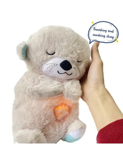 Breathing Bear Soothing Plush – Baby Sleep Aid with Calming Lights & Breathing Motion